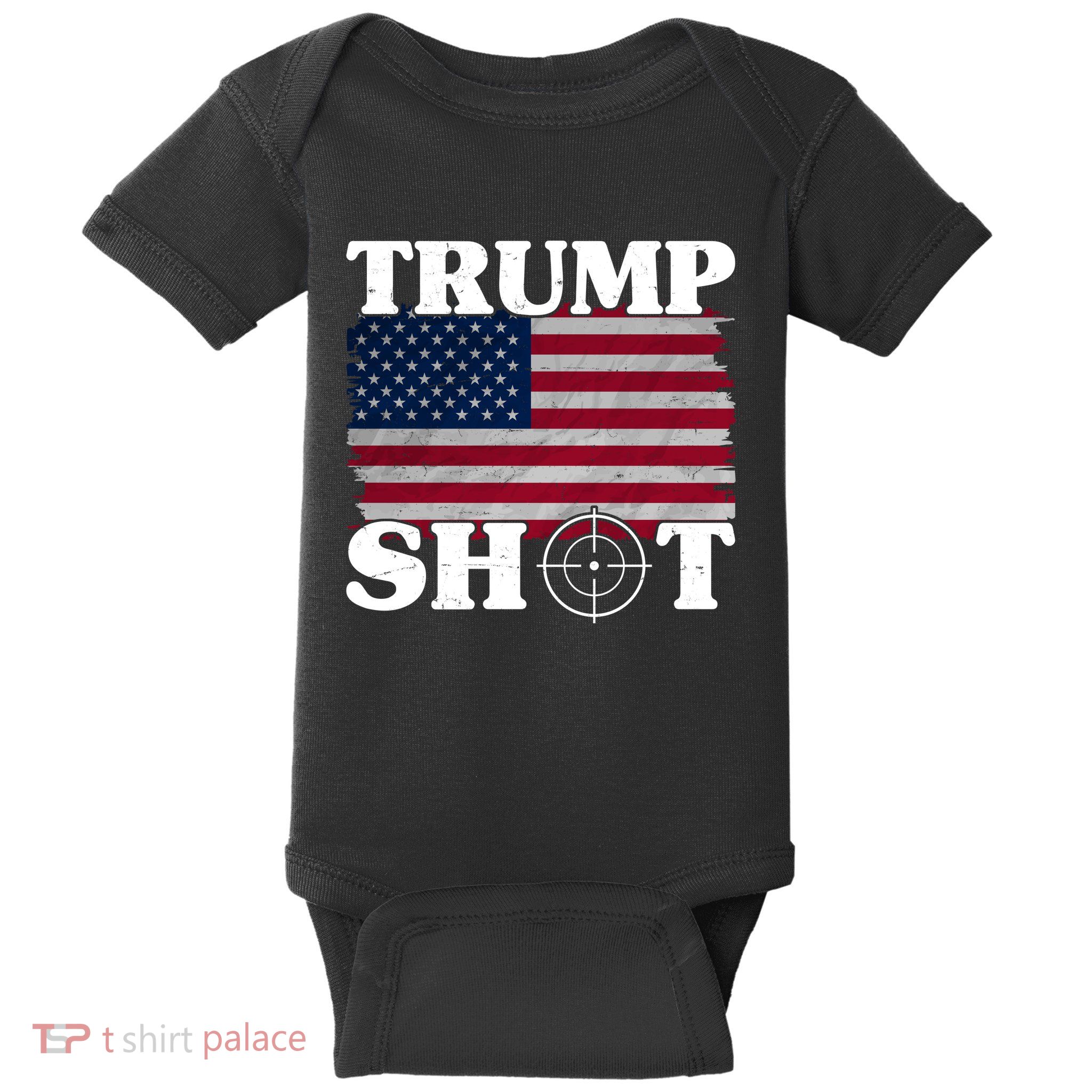 Trump Shot Rally Failed Shots Fired Assassination Baby Bodysuit