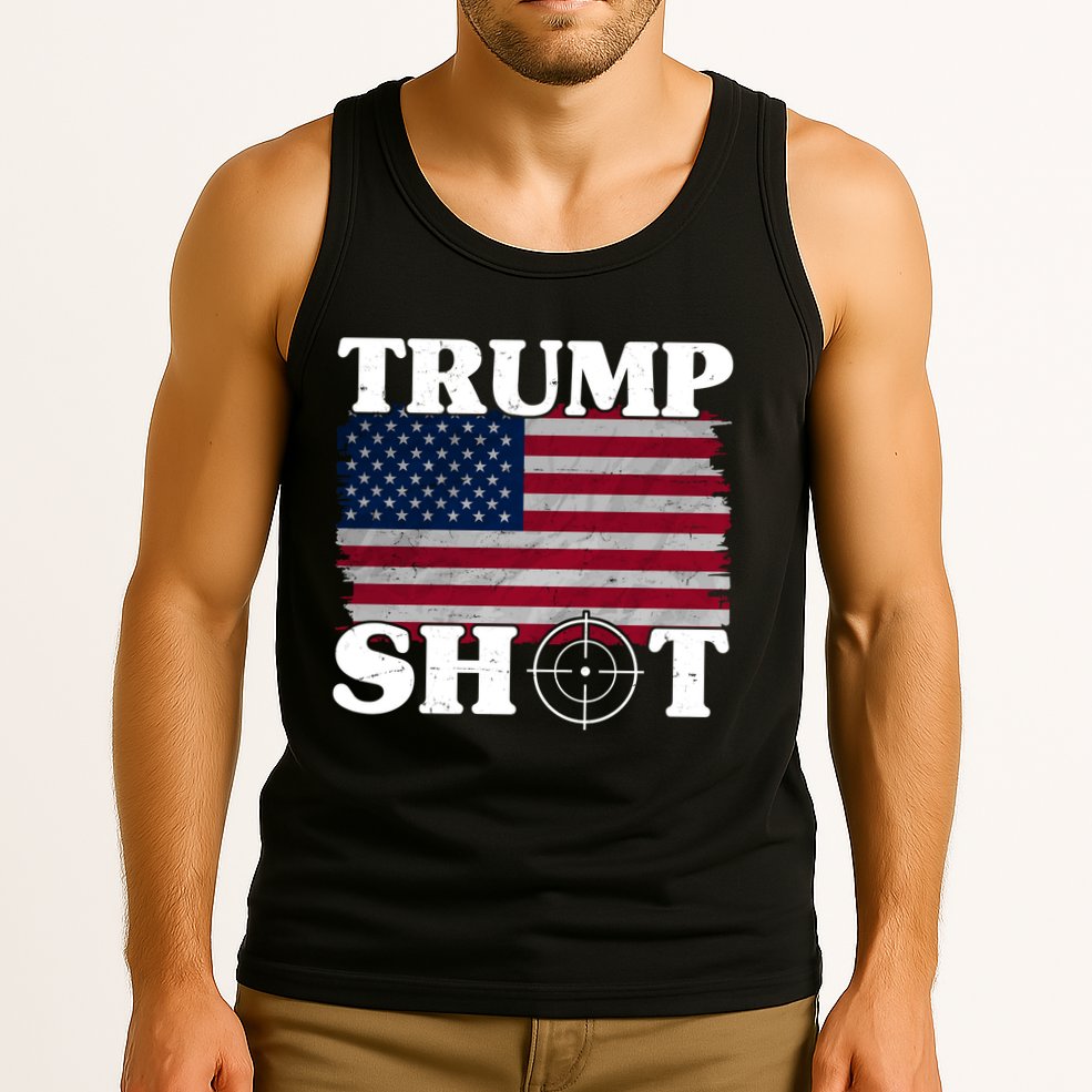 Trump Shot Rally Failed Shots Fired Assassination Tank Top