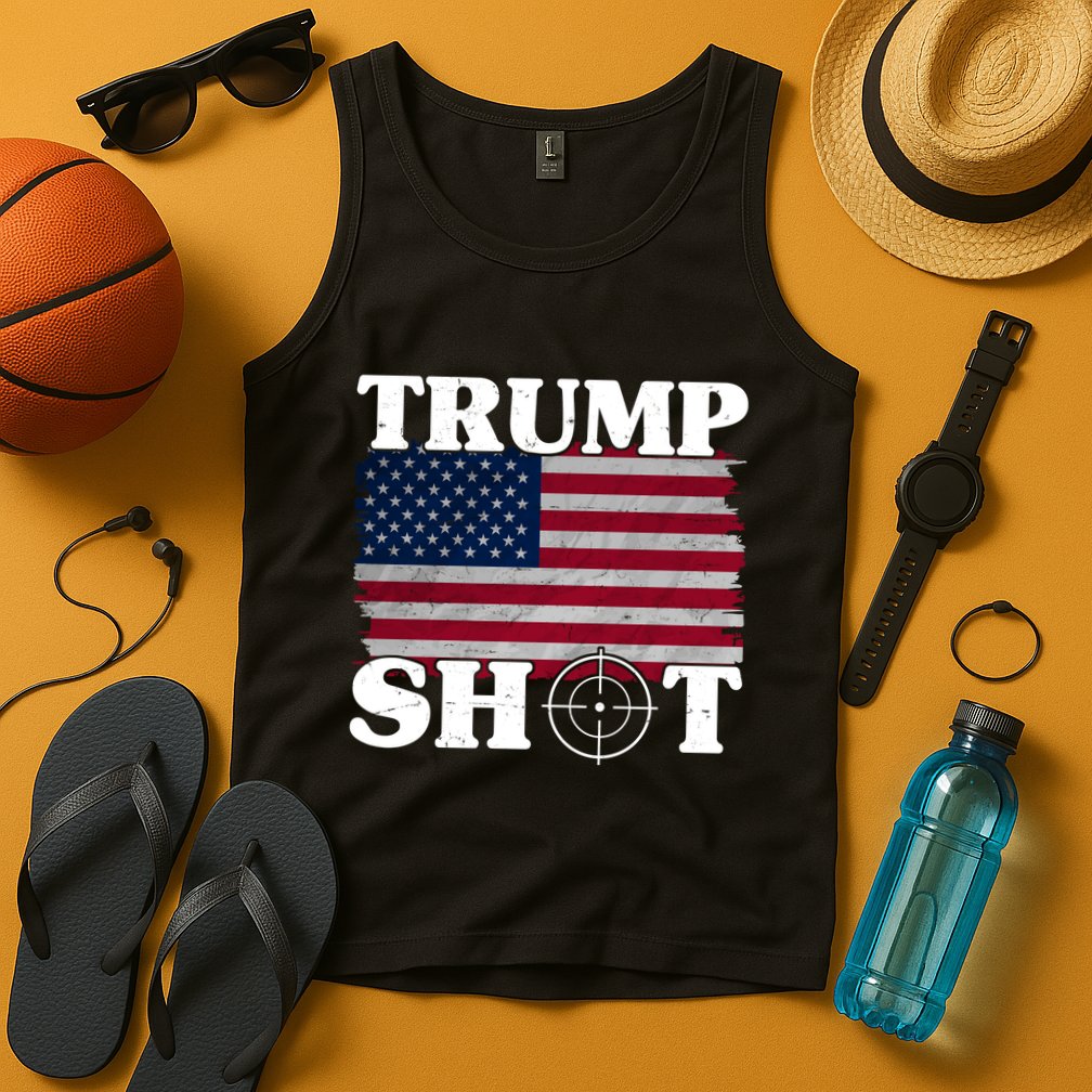 Trump Shot Rally Failed Shots Fired Assassination Tank Top