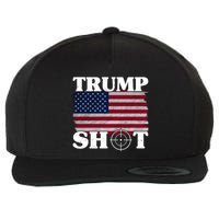 Trump Shot Rally Failed Shots Fired Assassination Wool Snapback Cap