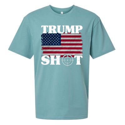 Trump Shot Rally Failed Shots Fired Assassination Sueded Cloud Jersey T-Shirt