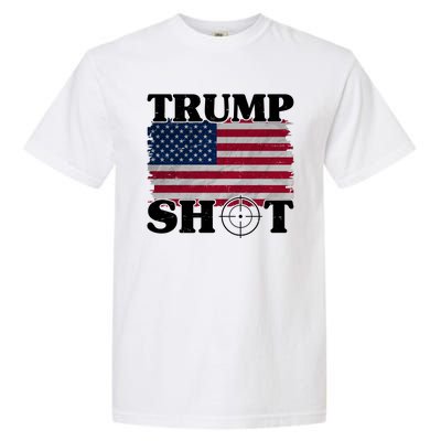 Trump Shot Rally Failed Shots Fired Assassination Garment-Dyed Heavyweight T-Shirt