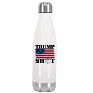 Trump Shot Rally Failed Shots Fired Assassination Stainless Steel Insulated Water Bottle