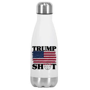 Trump Shot Rally Failed Shots Fired Assassination Stainless Steel Insulated Water Bottle