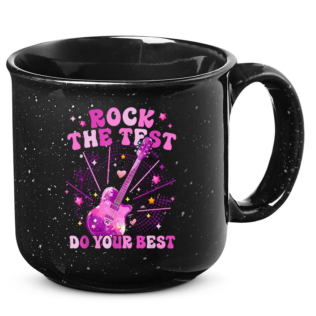 Teachers Students Rock The Test Do You Best 15oz Campfire Ceramic Mug