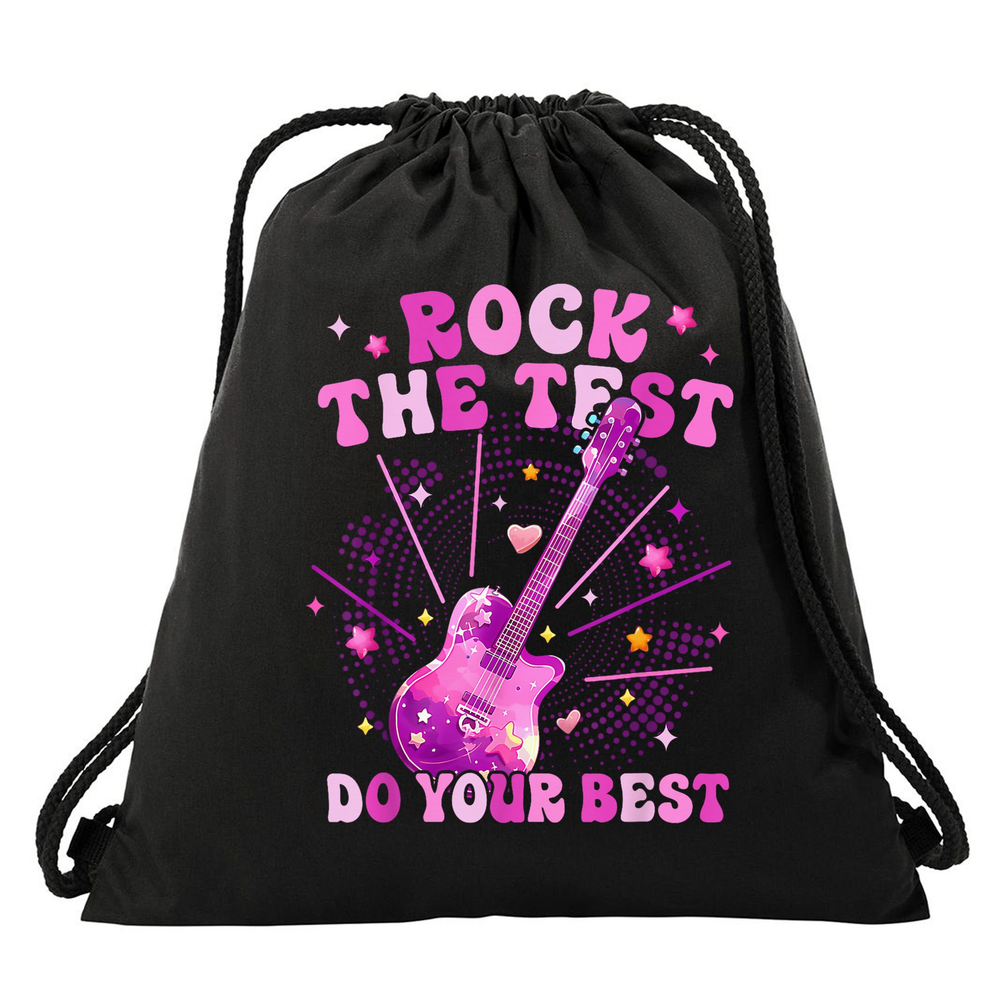 Teachers Students Rock The Test Do You Best Drawstring Bag