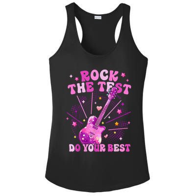 Teachers Students Rock The Test Do You Best Ladies PosiCharge Competitor Racerback Tank