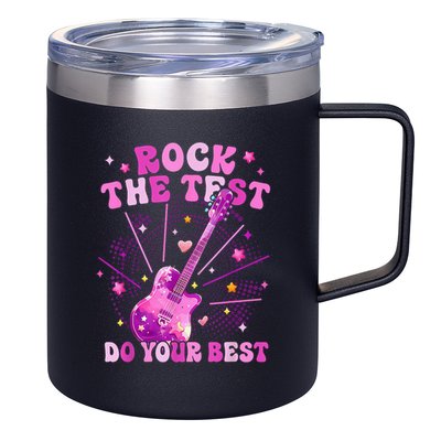 Teachers Students Rock The Test Do You Best 12oz Stainless Steel Coffee Mug