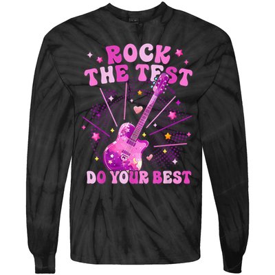 Teachers Students Rock The Test Do You Best Tie-Dye Long Sleeve Shirt
