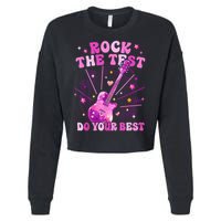 Teachers Students Rock The Test Do You Best Cropped Pullover Crew