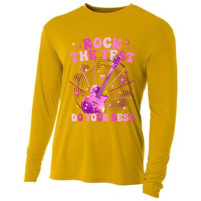 Teachers Students Rock The Test Do You Best Cooling Performance Long Sleeve Crew