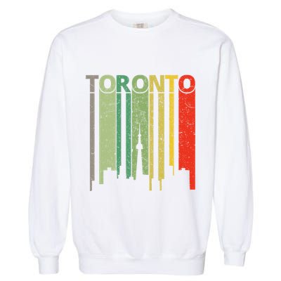 Toronto Skyline Retro Toronto Garment-Dyed Sweatshirt
