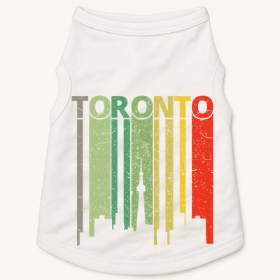 Toronto Skyline Retro Toronto Doggie Tank