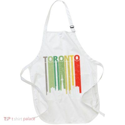 Toronto Skyline Retro Toronto Apron
