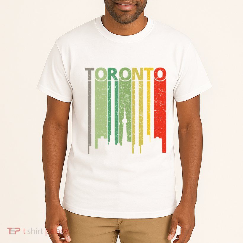 Toronto Skyline Retro Toronto Tall T-Shirt