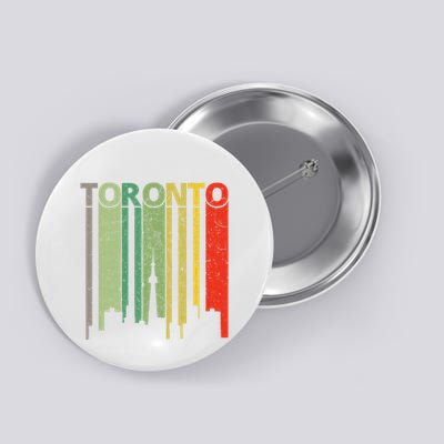 Toronto Skyline Retro Toronto Button
