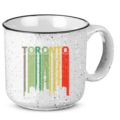 Toronto Skyline Retro Toronto 15oz Campfire Ceramic Mug
