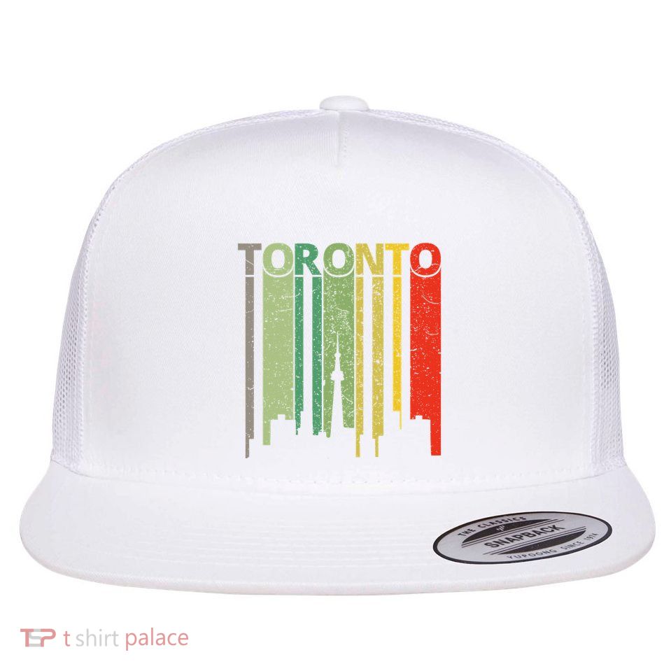 Toronto Skyline Retro Toronto Flatbill Hat