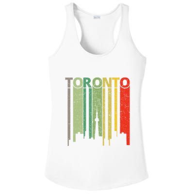 Toronto Skyline Retro Toronto Ladies PosiCharge Competitor Racerback Tank