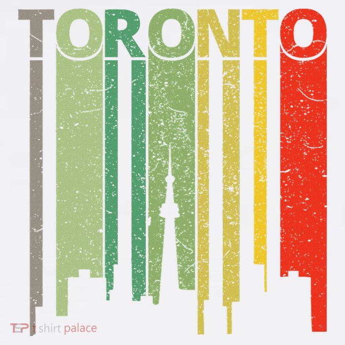 Toronto Skyline Retro Toronto Baby Bodysuit