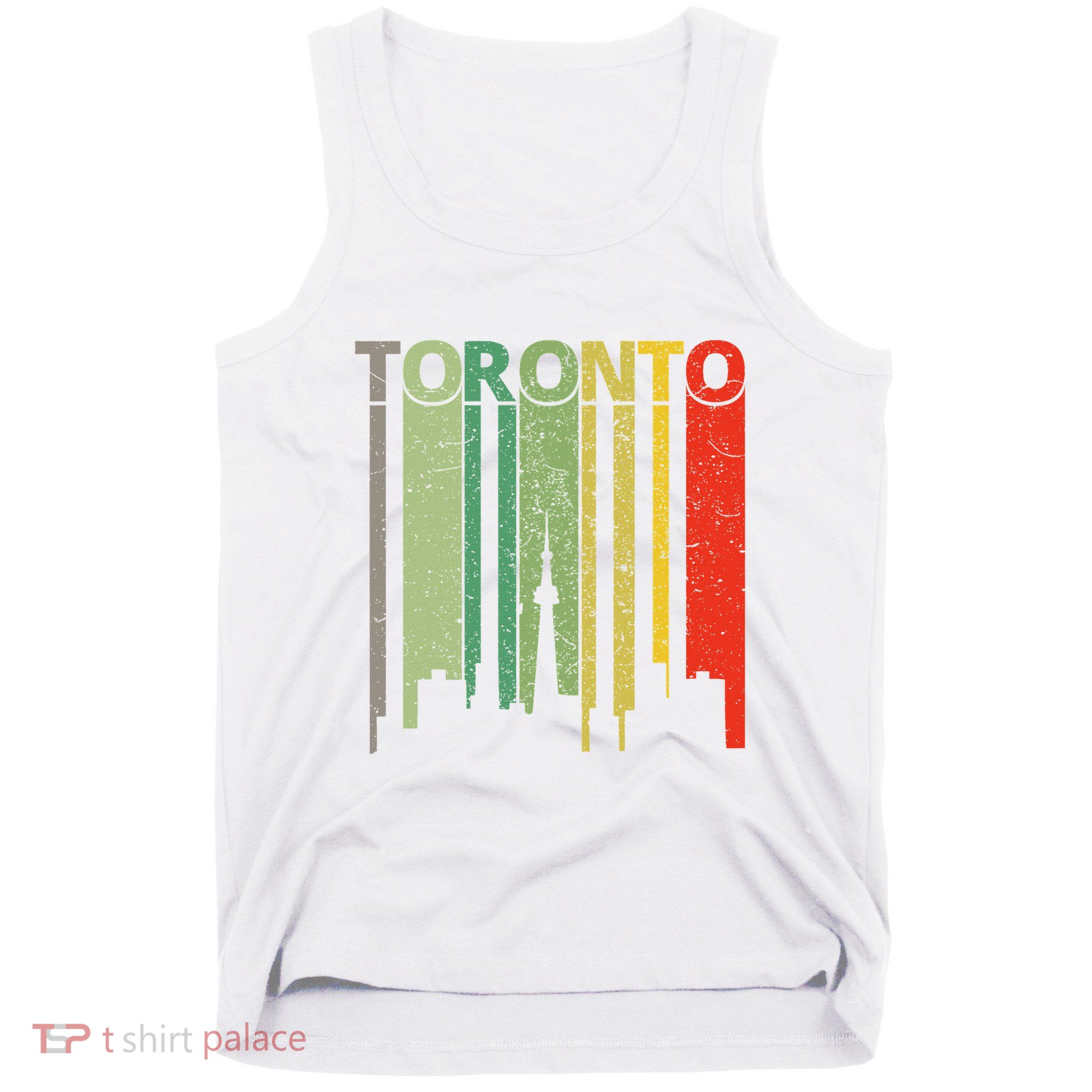 Toronto Skyline Retro Toronto Tank Top