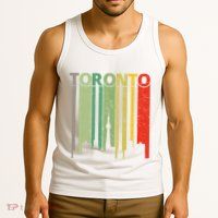 Toronto Skyline Retro Toronto Tank Top