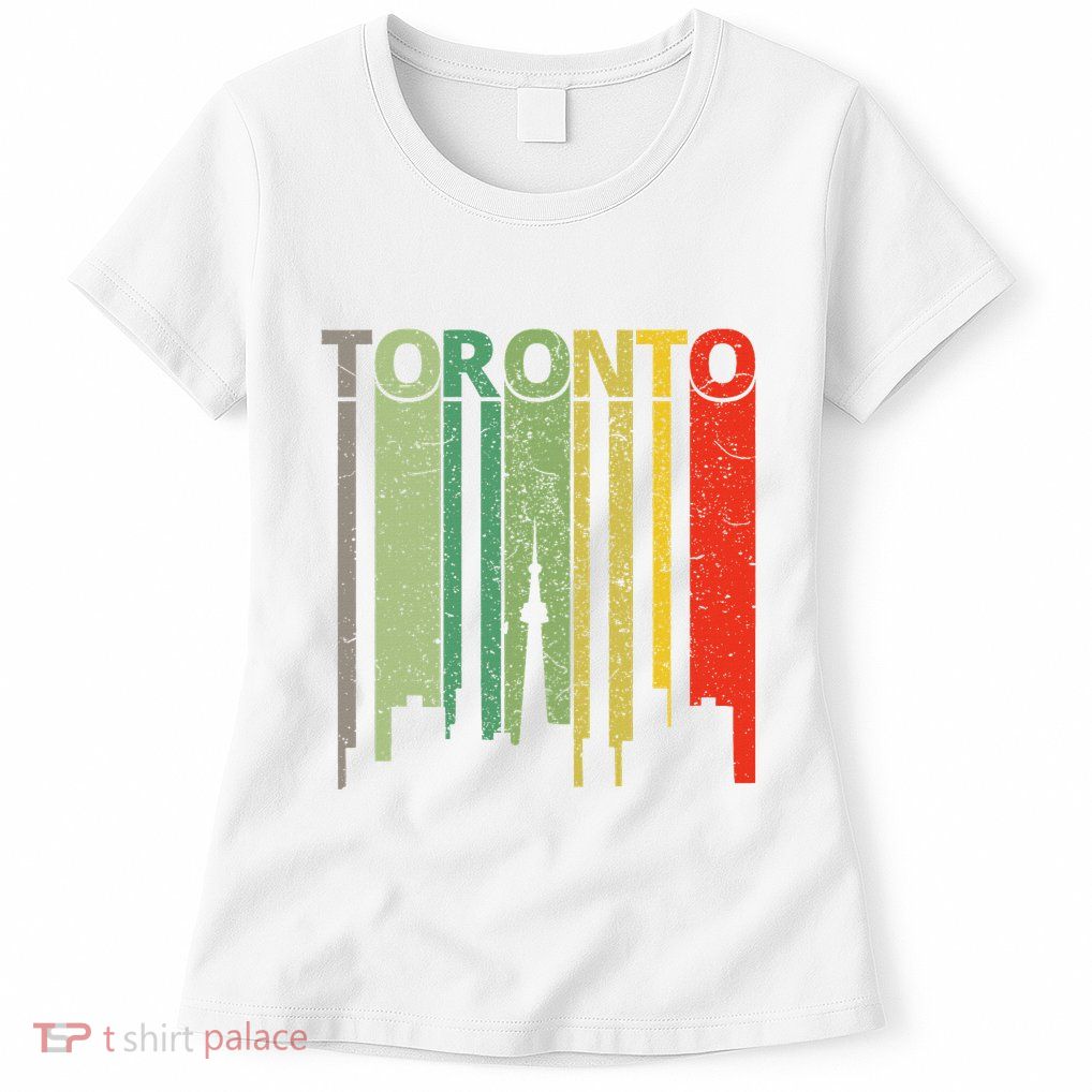 Toronto Skyline Retro Toronto Womens T-Shirt