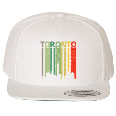 Toronto Skyline Retro Toronto Wool Snapback Cap