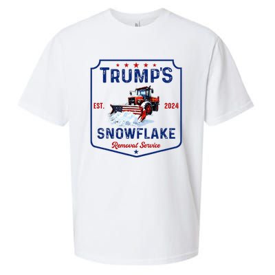 TrumpS Snowflake Removal Service Funny Trump 2024 Sueded Cloud Jersey T-Shirt