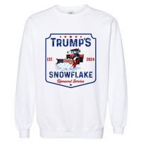 TrumpS Snowflake Removal Service Funny Trump 2024 Garment-Dyed Sweatshirt