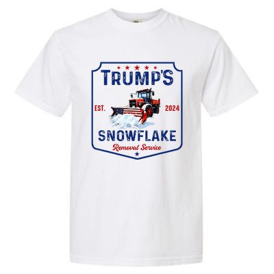 TrumpS Snowflake Removal Service Funny Trump 2024 Garment-Dyed Heavyweight T-Shirt