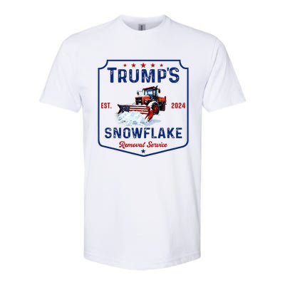 TrumpS Snowflake Removal Service Funny Trump 2024 Softstyle CVC T-Shirt