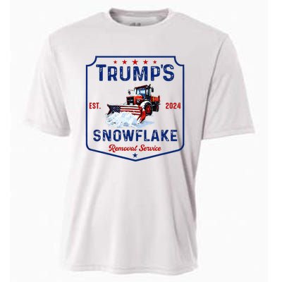 TrumpS Snowflake Removal Service Funny Trump 2024 Cooling Performance Crew T-Shirt