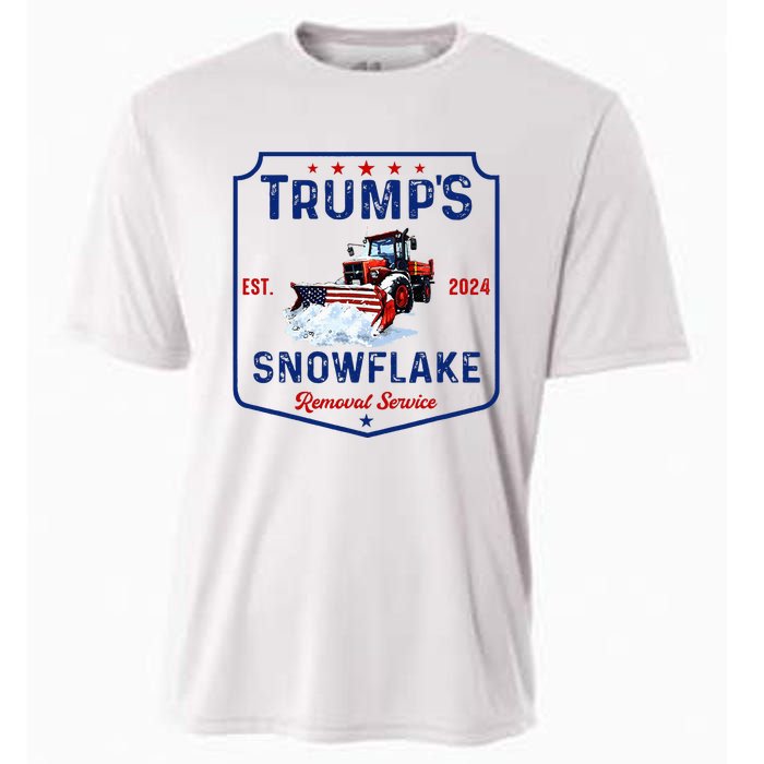 TrumpS Snowflake Removal Service Funny Trump 2024 Cooling Performance Crew T-Shirt