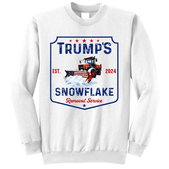 TrumpS Snowflake Removal Service Funny Trump 2024 Sweatshirt