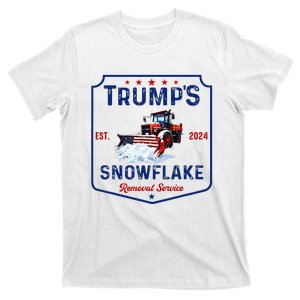 TrumpS Snowflake Removal Service Funny Trump 2024 T-Shirt