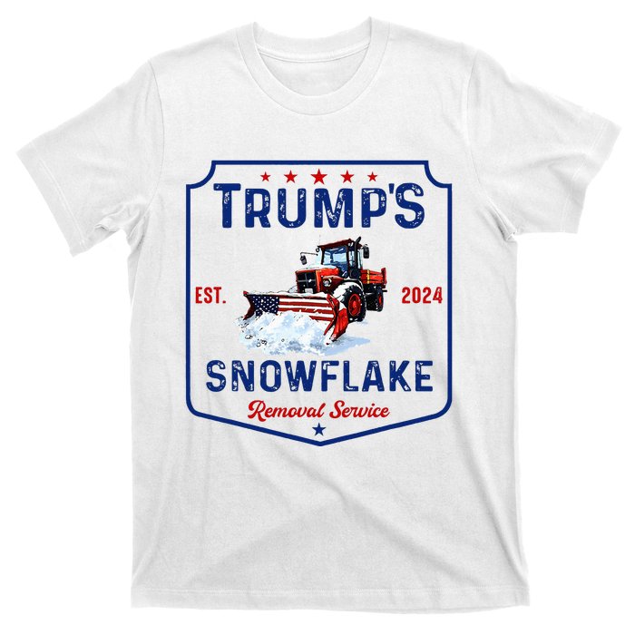 TrumpS Snowflake Removal Service Funny Trump 2024 T-Shirt