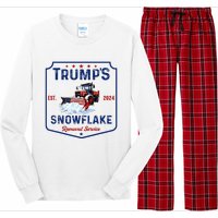 TrumpS Snowflake Removal Service Funny Trump 2024 Long Sleeve Pajama Set