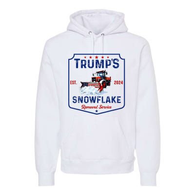 TrumpS Snowflake Removal Service Funny Trump 2024 Premium Hoodie