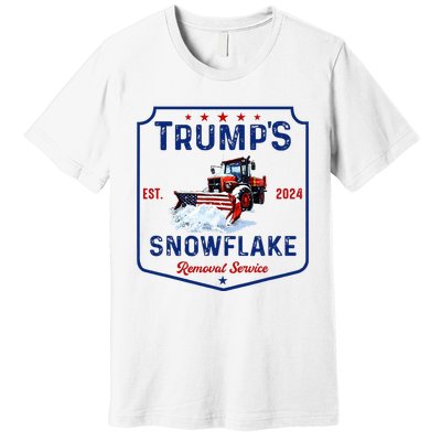 TrumpS Snowflake Removal Service Funny Trump 2024 Premium T-Shirt