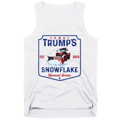 TrumpS Snowflake Removal Service Funny Trump 2024 Tank Top