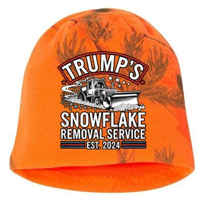 TrumpS Snowflake Removal Service Est. 2024 Funny Trump 2025 Kati - Camo Knit Beanie