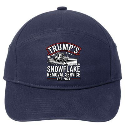 TrumpS Snowflake Removal Service Est. 2024 Funny Trump 2025 7-Panel Snapback Hat