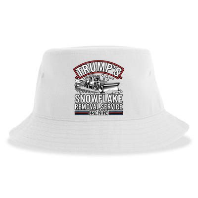 TrumpS Snowflake Removal Service Est. 2024 Funny Trump 2025 Sustainable Bucket Hat