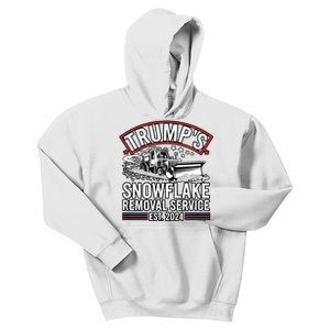 TrumpS Snowflake Removal Service Est. 2024 Funny Trump 2025 Kids Hoodie