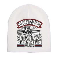 TrumpS Snowflake Removal Service Est. 2024 Funny Trump 2025 Short Acrylic Beanie