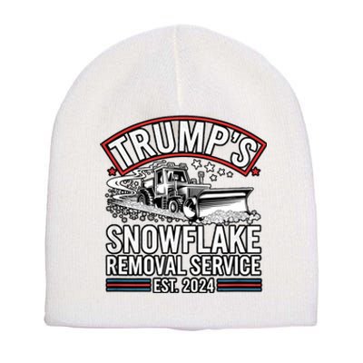 TrumpS Snowflake Removal Service Est. 2024 Funny Trump 2025 Short Acrylic Beanie