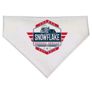 TrumpS Snowflake Removal Service Funny Donald Trump 2024 USA-Made Doggie Bandana