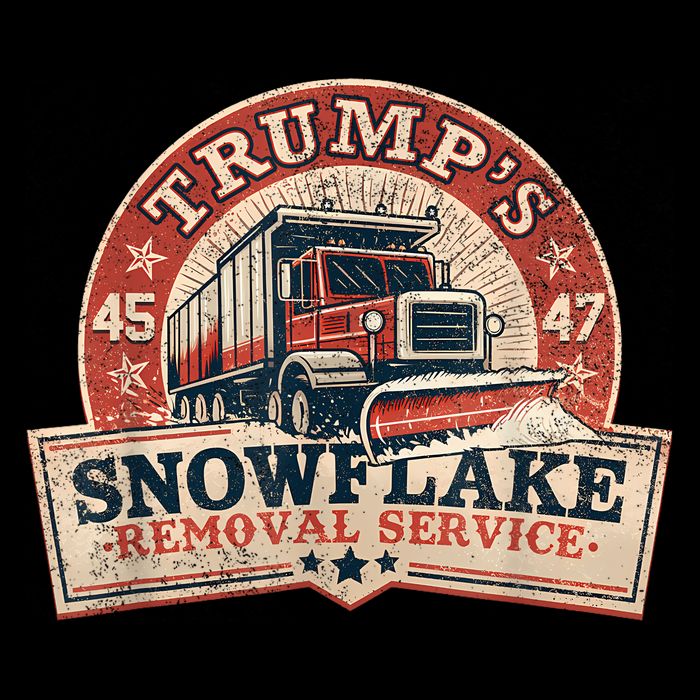 TrumpS Snowflake Removal Service Funny Trump Vintage Backpack