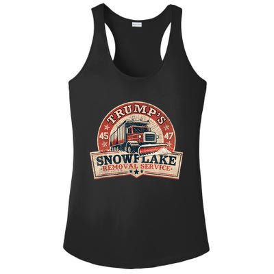 TrumpS Snowflake Removal Service Funny Trump Vintage Ladies PosiCharge Competitor Racerback Tank